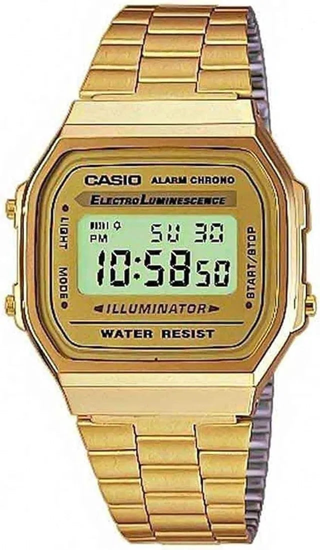 Casio Vintage Gold Digital Watch | Unisex