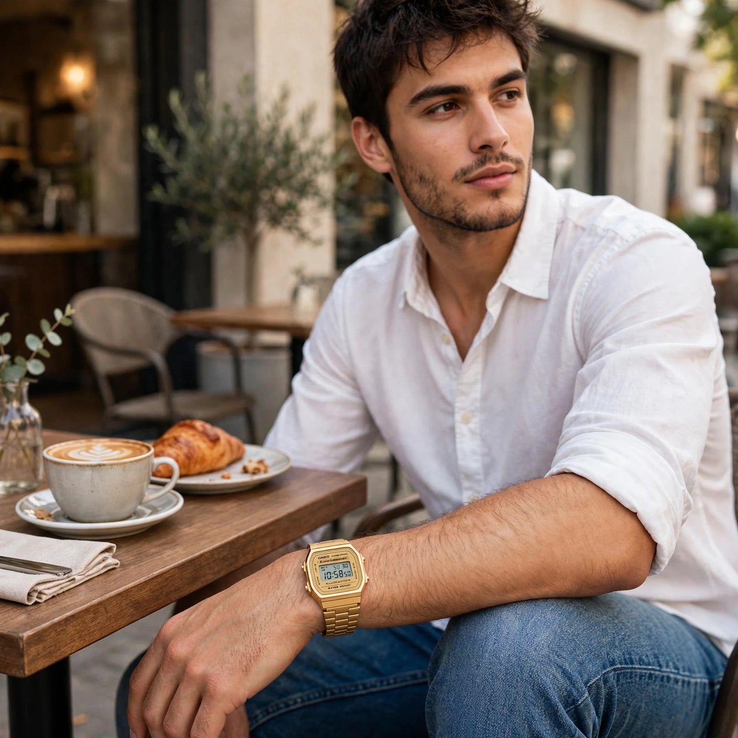 Casio Vintage Gold Digital Watch | Unisex