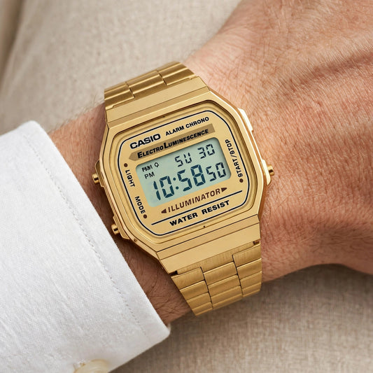 Casio Vintage Gold Digital Watch | Unisex
