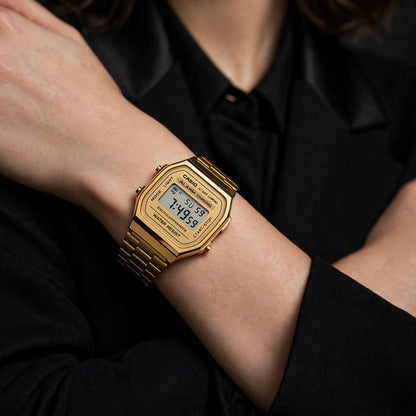 Casio Vintage Gold Digital Watch | Unisex